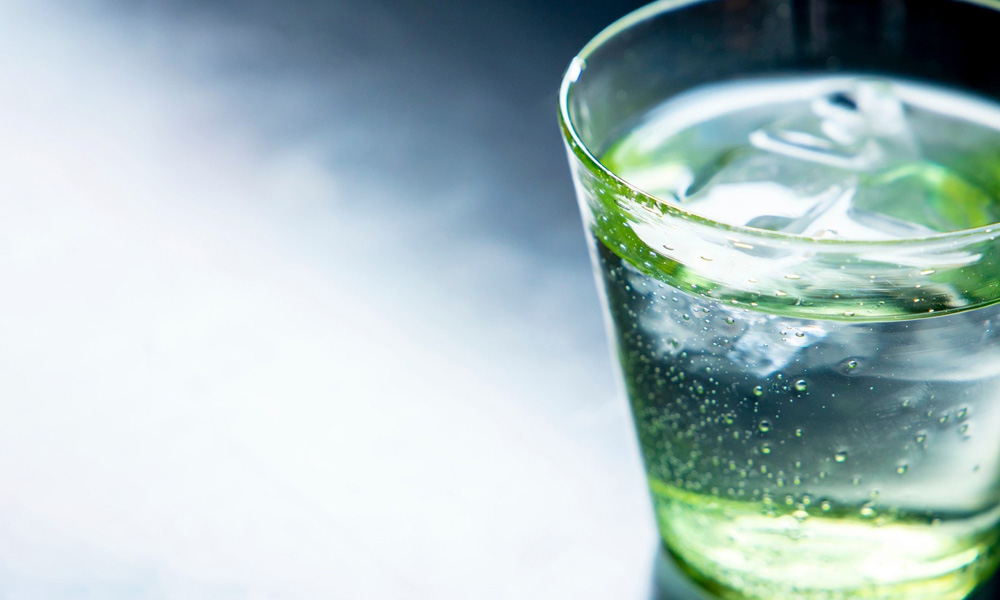 オリーブ硝子 olive glass