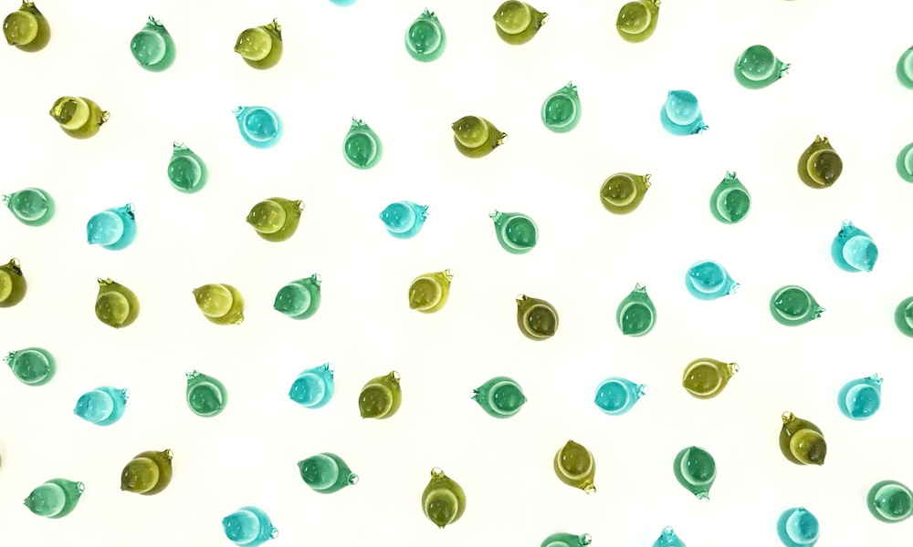 オリーブ硝子 olive glass